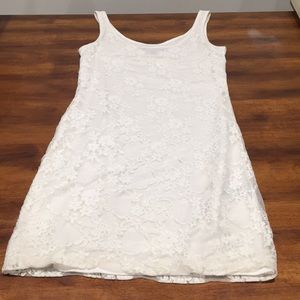 white Lace bodycon dress